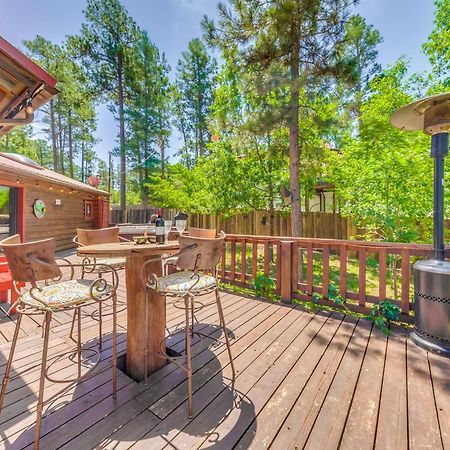 Unique Bear Country Cabin In Ruidoso With Hot Tub! Екстер'єр фото